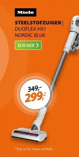 Expert Miele Duoflex HX1 Blauw aanbieding