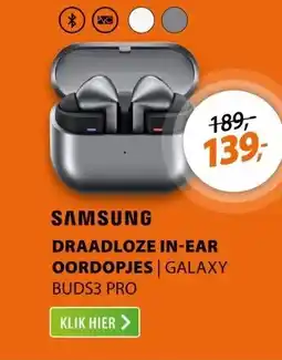 Expert Samsung Galaxy Buds3 Pro Zilver aanbieding