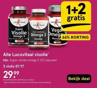 Etos Alle Lucovitaal visolie* aanbieding