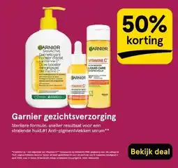 Etos Garnier gezichtsverzorging aanbieding