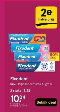 Etos Fixodent aanbieding