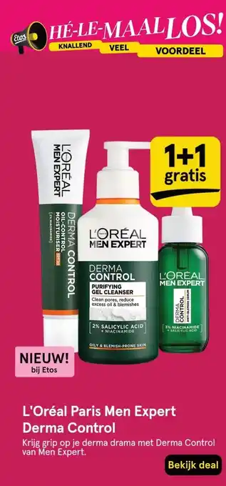 Etos L'Oréal Paris Men Expert Derma Control aanbieding