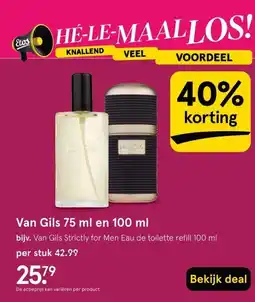 Etos Van Gils 75 ml en 100 ml aanbieding