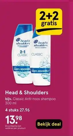 Etos Head & Shoulders aanbieding