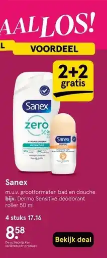 Etos Sanex aanbieding