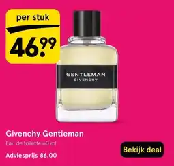 Etos Givenchy Gentleman Eau de toilette 60 ml aanbieding
