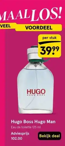 Etos Hugo Boss Hugo Man Eau de toilette 125 ml aanbieding