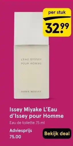 Etos Issey Miyake L'Eau d'Issey pour Homme aanbieding