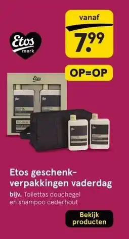 Etos Etos geschenk- verpakkingen vaderdag aanbieding