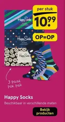 Etos Happy Socks aanbieding