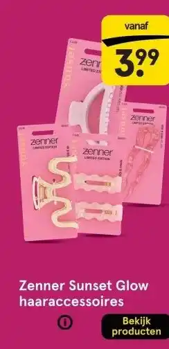 Etos Zenner Sunset Glow haaraccessoires aanbieding