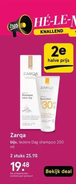 Etos Zarqa aanbieding