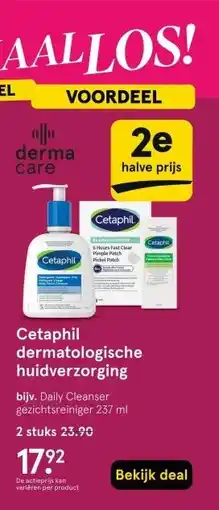 Etos Cetaphil dermatologische huidverzorging aanbieding