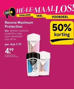 Etos Rexona Maximum Protection aanbieding