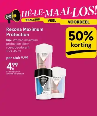 Etos Rexona Maximum Protection aanbieding