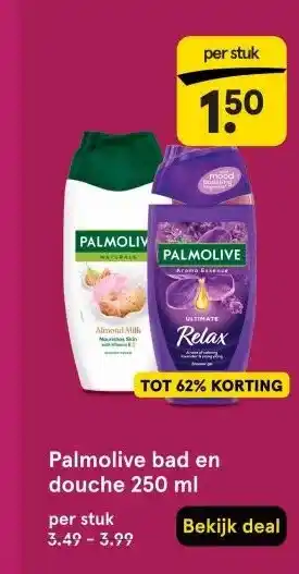 Etos Palmolive bad en douche 250 ml aanbieding