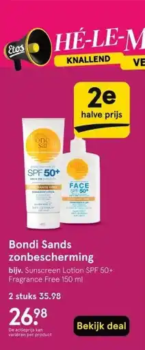 Etos Bondi Sands zonbescherming aanbieding