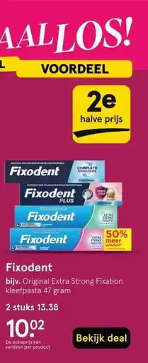 Etos Fixodent aanbieding