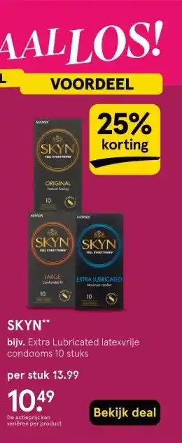 Etos SKYN** aanbieding