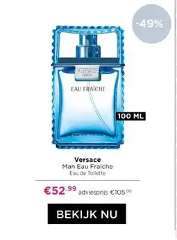ICI Paris XL Versace Man Eau Fraiche Eau de Toilette aanbieding