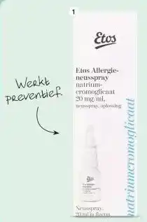 Etos Etos allergieneusspray Natrium-cromoglicaat 20 mg/ml 20 ml*** aanbieding