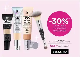 ICI Paris XL IT Cosmetics Bijvoorbeeld: CC+ Light Cream SPF 50+ aanbieding