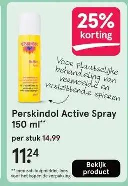 Etos Perskindol Active Spray 150 ml aanbieding