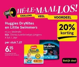 Etos Huggies DryNites en Little Swimmers aanbieding