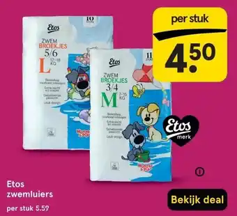 Etos Etos zwemluiers aanbieding