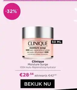 ICI Paris XL Clinique Moisture Surge 100H Auto-Replenishing Hydrator aanbieding