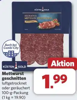 Combi Mettwurst geschnitten aanbieding