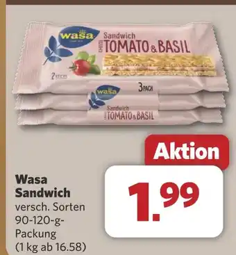 Combi Wasa Sandwich aanbieding
