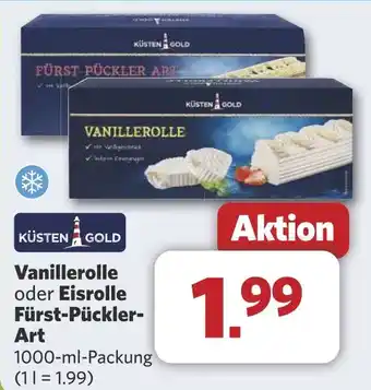 Combi Vanillerolle oder Eisrolle Fürst-Pückler Art aanbieding