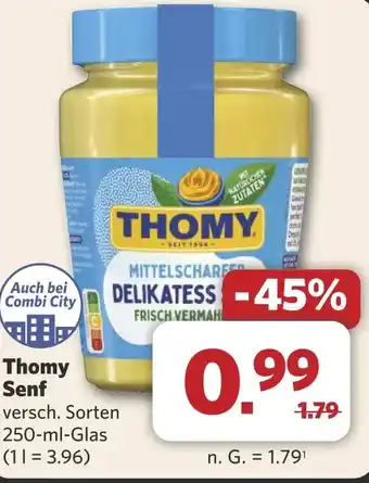 Combi Thomy Senf aanbieding