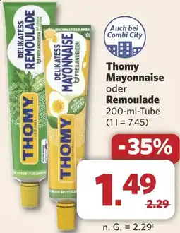 Combi Thomy Mayonnaise oder Remoulade aanbieding