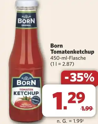 Combi Born Tomatenketchup aanbieding