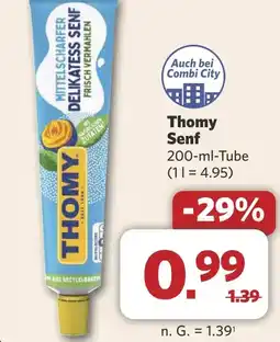Combi Thomy Senf aanbieding