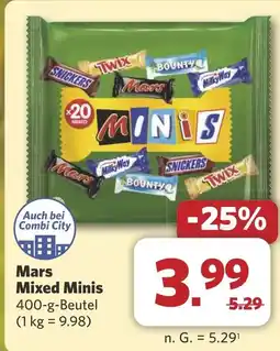 Combi Mars Mixed Minis aanbieding