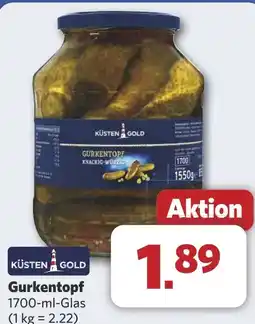Combi KÜSTEN GOLD Gurkentopf aanbieding