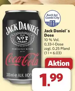 Combi Jack Daniel´s Dose aanbieding