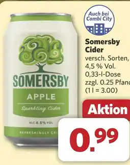 Combi Somersby Cider aanbieding