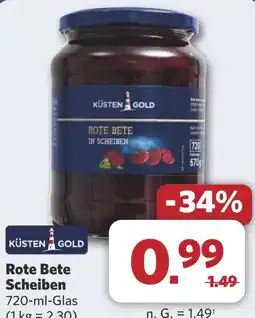 Combi KÜSTEN GOLD Rote Bete aanbieding