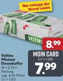Combi Veltins Pilsener Dosenkoffer aanbieding