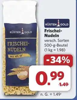 Combi KÜSTEN GOLD Frischei- Nudeln aanbieding