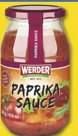 Combi Werder Paprika Sauce aanbieding