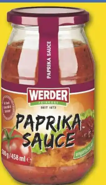 Combi Werder Paprika Sauce aanbieding