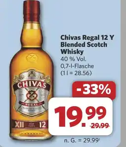 Combi Chivas Regal 12 Y Blended Scotch Whisky aanbieding