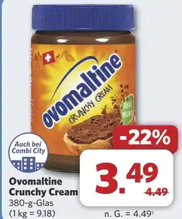 Combi Ovomaltine Crunchy Cream aanbieding