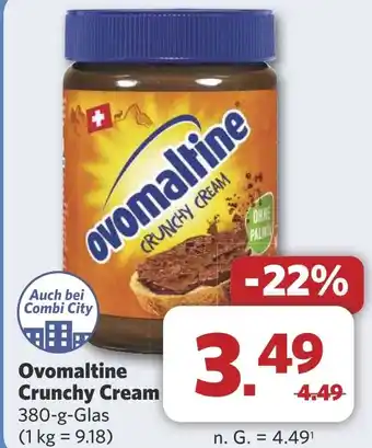 Combi Ovomaltine Crunchy Cream aanbieding