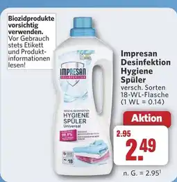 Combi Impresan Desinfektion Hygiene Spüler aanbieding